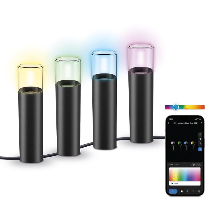 KSIX BXOUTL2 SMARTLED Spoljašnji set lampi RGBIC+W 4KOM