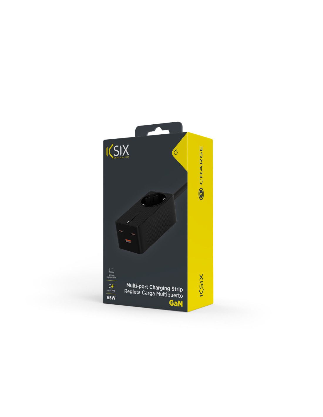 KSIX BRE65GA01N POWER STRIP ZIDNI PUNJAČ 65W, SA Konektorom