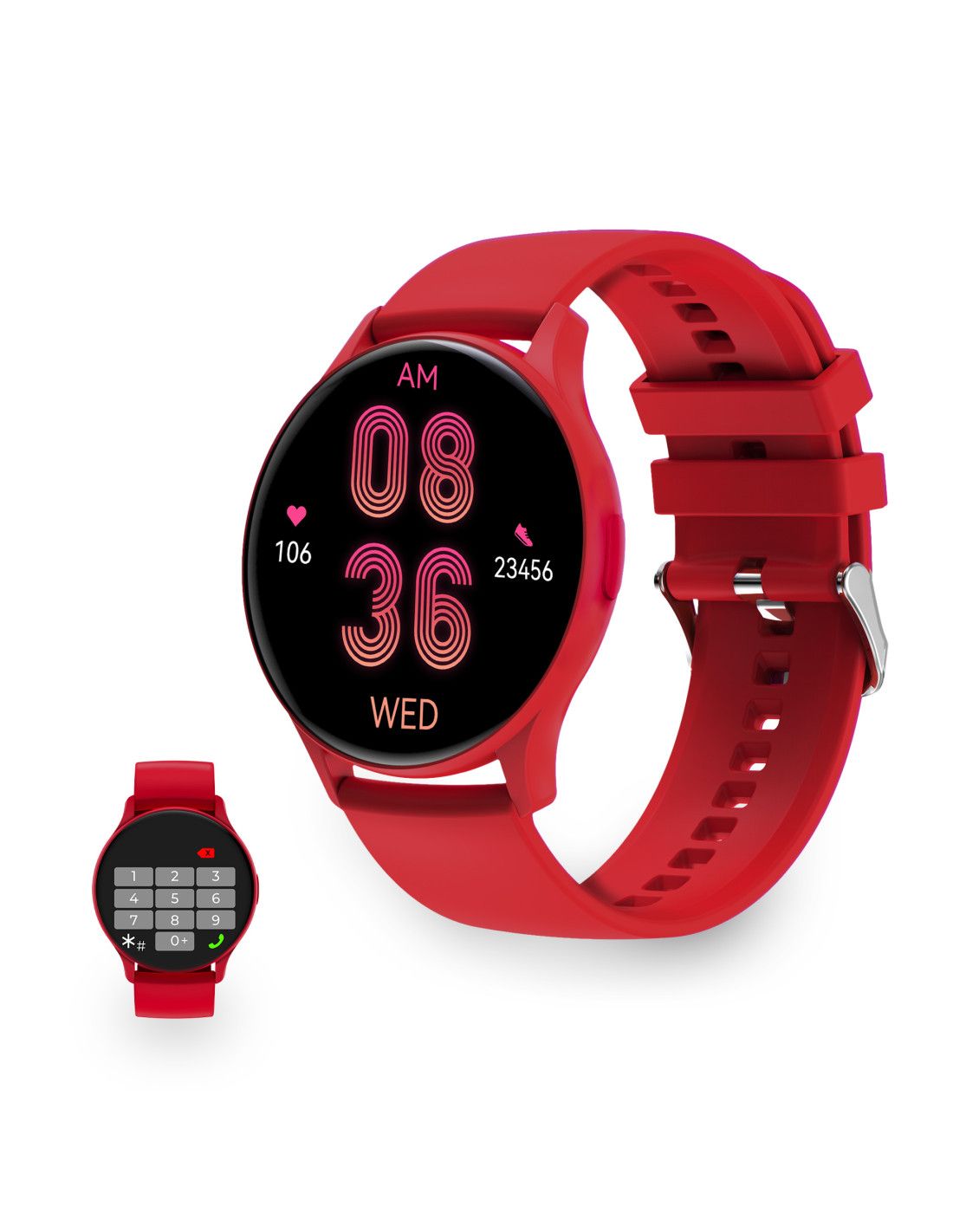 KSIX BXSW16RJ CORE AMOLED Pametni sat, CRVENI