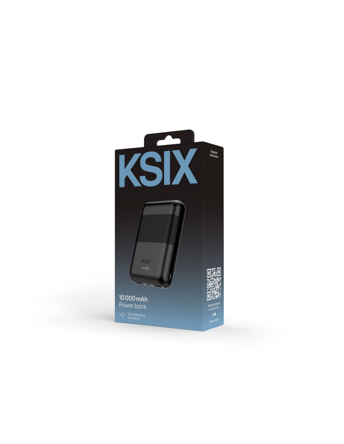KSIX BXBA10000SM02 10000MAH Powerbank 10W + KABL USB-C NA USB-C