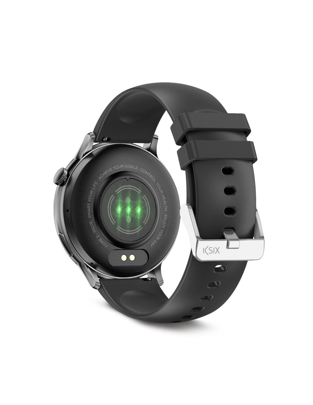 KSIX BXSW24N CORE2 AMOLED PAMETNI SAT, Crni