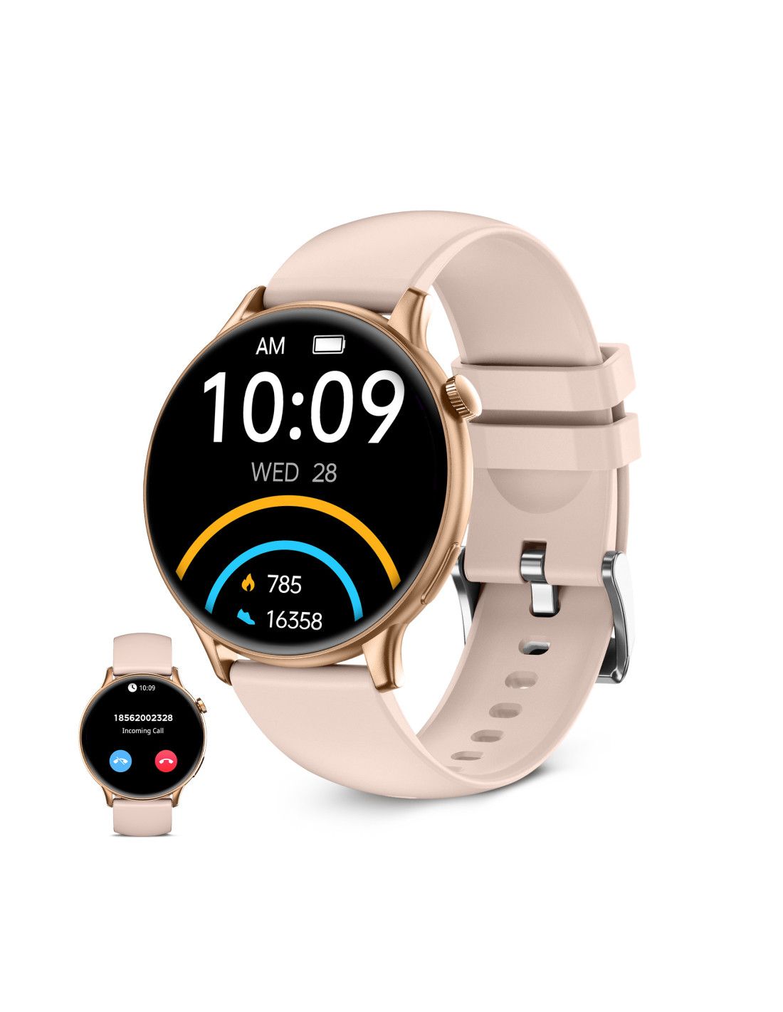 KSIX AMOLED PAMETNI SAT Pink