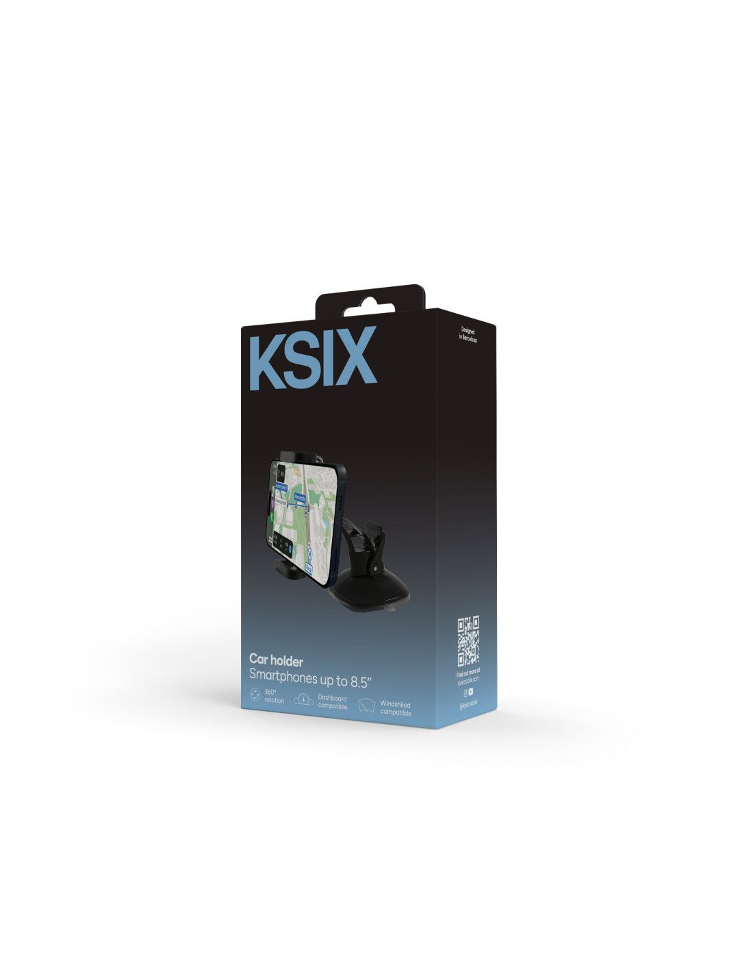 KSIX B9000SV08 UNIVERZALNI VAKUMSKI AUTO DRŽAČ ZA Telefone