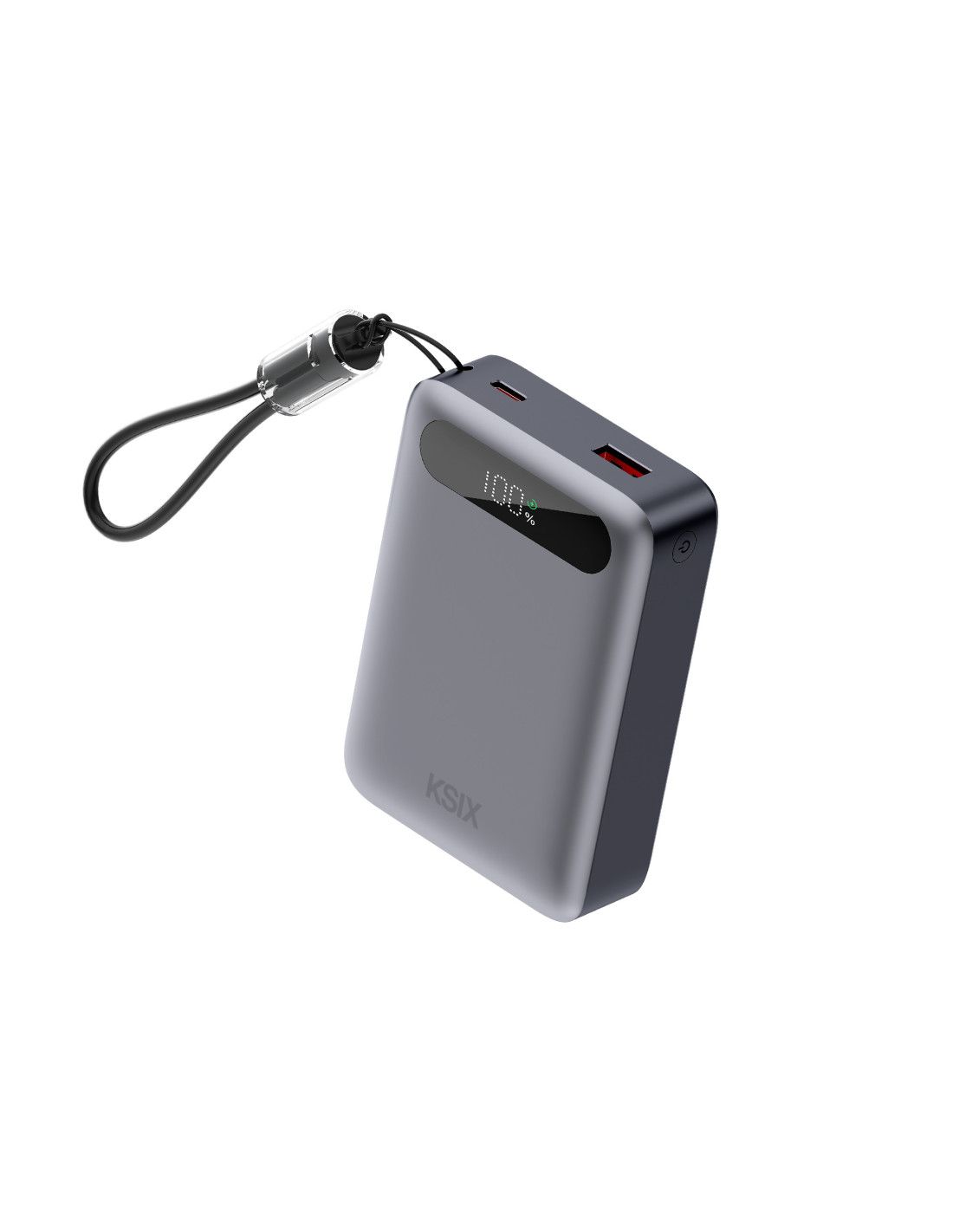 KSIX MINI POWERBANK DISPLAY+KABL USB-C NA USB-C